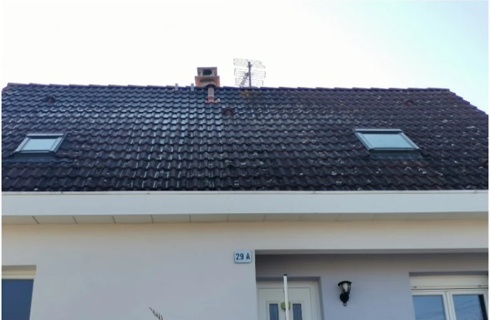 Toiture maison individuelle avant rénovation, Sundgau (68)